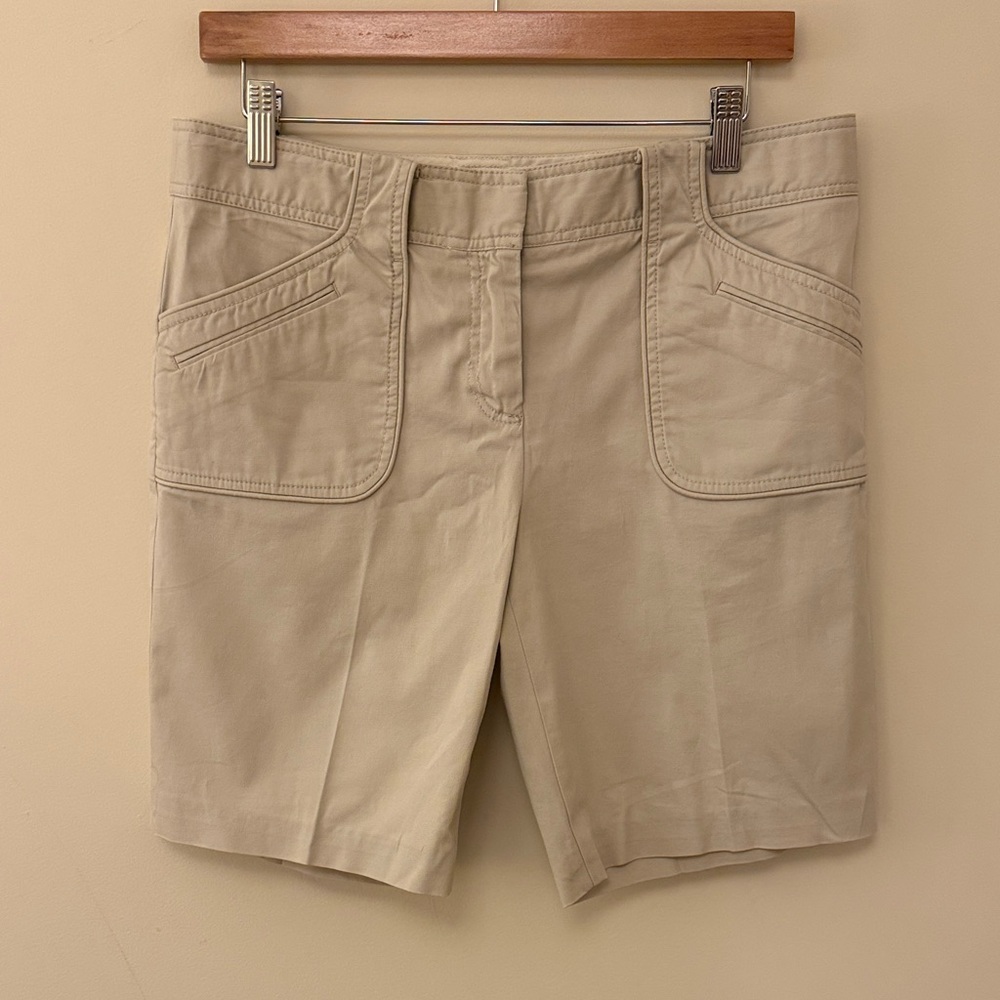Tory Burch Beige and Orange Shorts